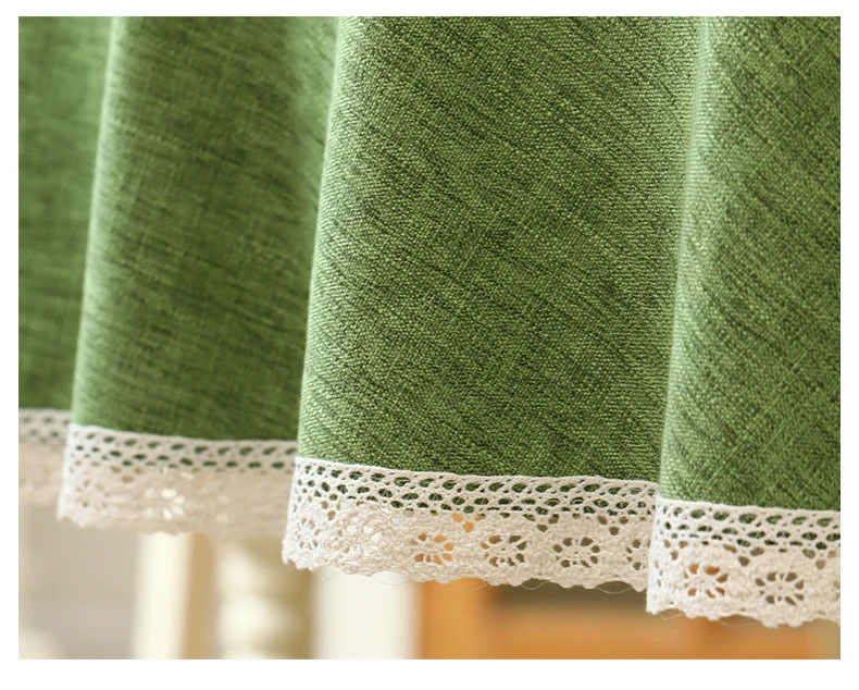 ZHUO MO Modern Decorative lace side Table Cloth round tablecloth Home Kitchen Table Cloths Party Banquet Dining Table Cover
