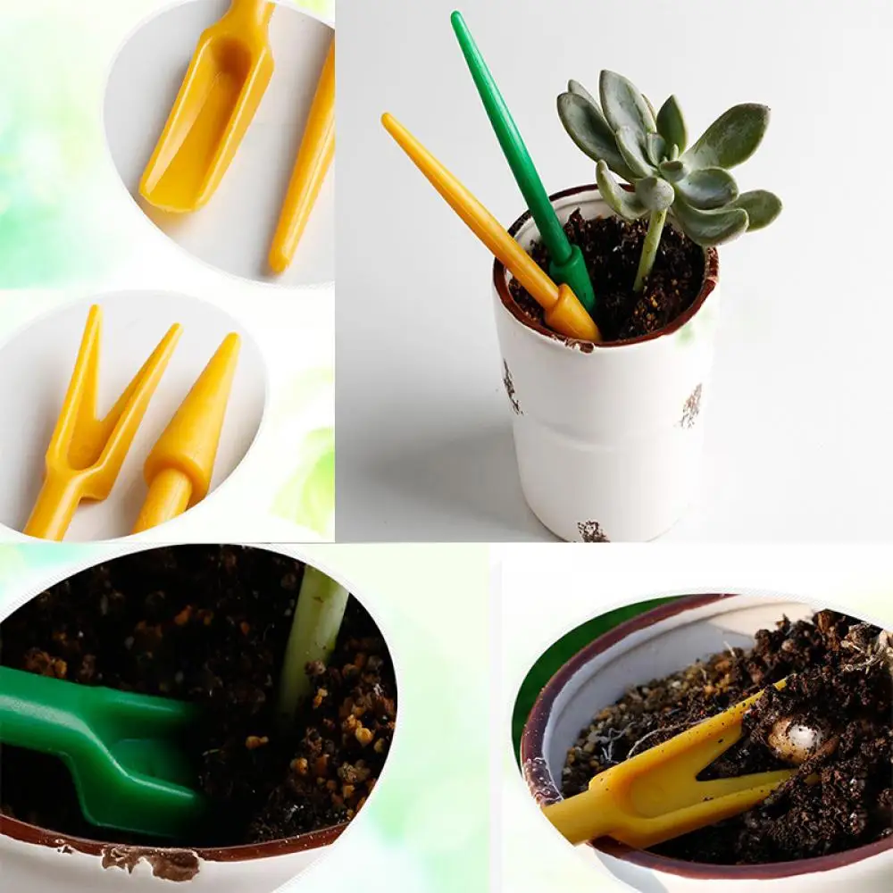 

1 set Utility Planters Transplant seedlings device Hole puncher gardening tools bonsai drilling products for home garden