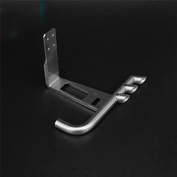 

Metal Truck Tee Exhaust Pipe for 1/14 TAMITA Scania 1850 Truck Car DIY RC Car Parts Stainless Steel Truck Tee Exhaust Pipe
