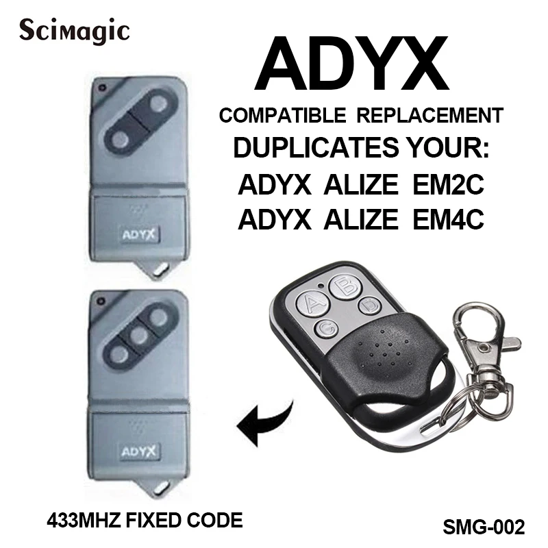 433 копировальный аппарат Mhz Copy ADYX пульт дистанционного управления для ALIZE EM2C / EM4C