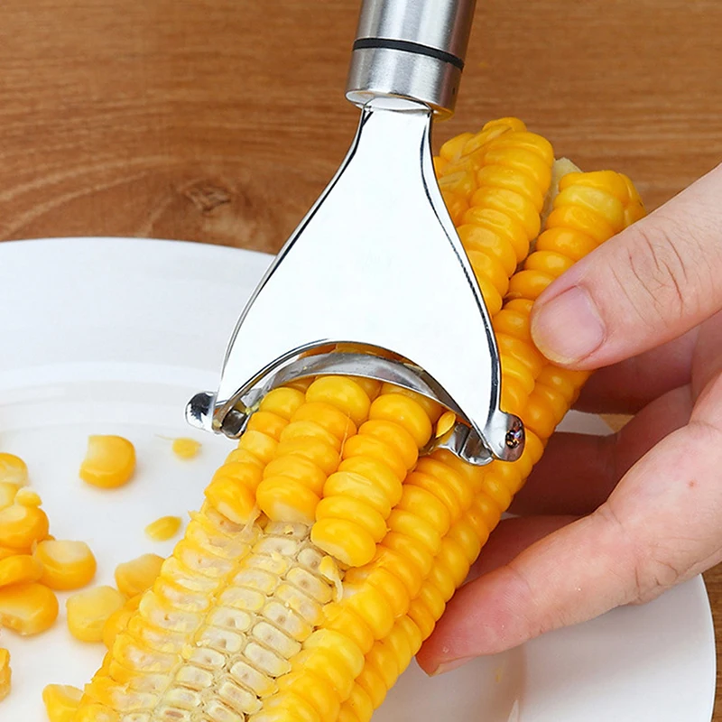 Vegetable Sheller Fruit Kitchen Tools Corn Peeler Premium Stainless