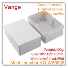 1 шт./лот изготовления пресс-форм распределительная коробка для рыболовной Снасти Водонепроницаемый IP68 корпус из АБС-пластика чехол 185*129*70 мм для электронного провода разъем