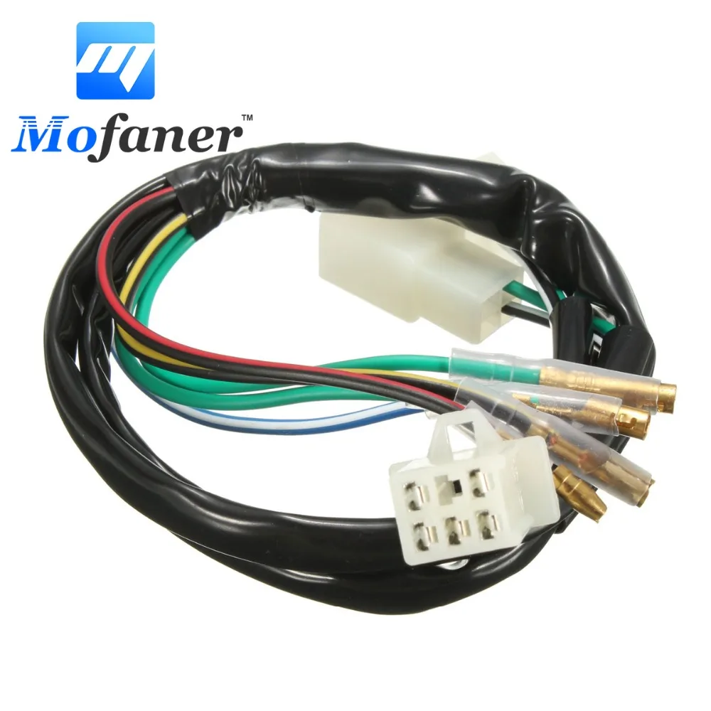 

1 Set Motorcycle Electric Wiring Harness Loom For 50cc 90cc 110cc 125cc 140cc Pit Dirt Bike Quad