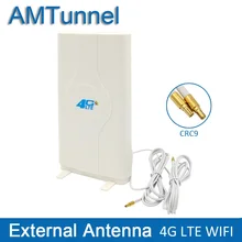 4G LTE внешняя панельная антенна 700-2600 МГц антенна CRC9 или TS9 или SMA разъем для huawei zte 3g 4g маршрутизатор модем
