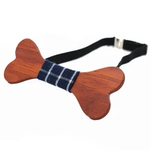 Модные Дизайн резные Красочный Полосатый кости Стиль деревянные бабочкой ручной работы бабочка галстук Нарядные Костюмы для свадьбы дерево Средства ухода за кожей шеи одежда лук Галстуки