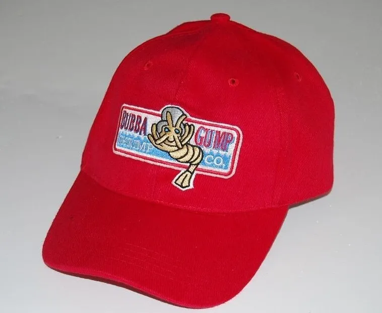 Bubba Gump Shrimp Co hat Run Forrest Tom Hanks Halloween party red ...