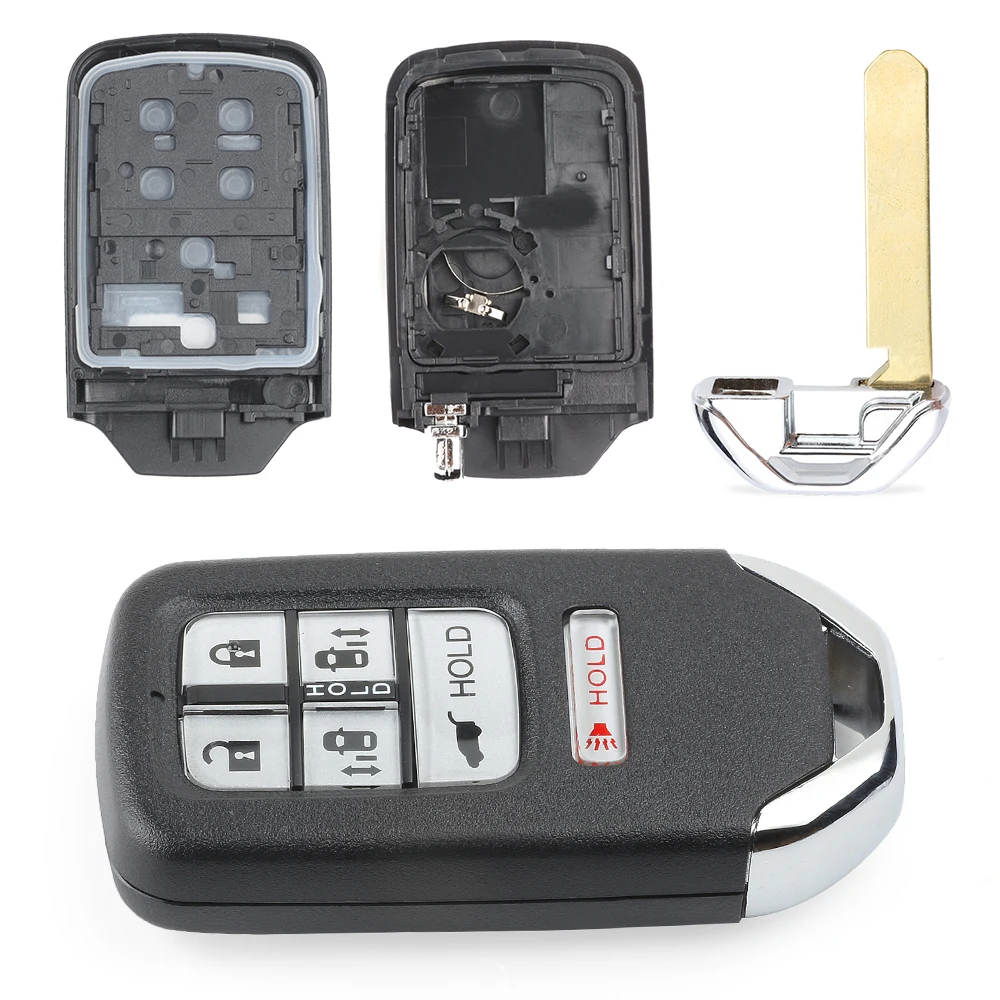 KEYECU для Honda Odyssey 2014 2015 2016 2017 2018 пульт дистанционного ключа оболочки чехол Корпус Fob