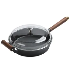 Сковорода антипригарная сковорода чугунная сковорода Бытовая кастрюля без покрытия сковородка для блинчиков индукционная плита газовая плита с 26 см