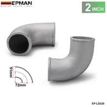 Tuyau de coude en fonte d'aluminium de 2 ", coude serré de Turbo à 90 degrés pour BMW E46 M3/330/328/325 M52 M54 S54 1999-EP-LZG20(China)