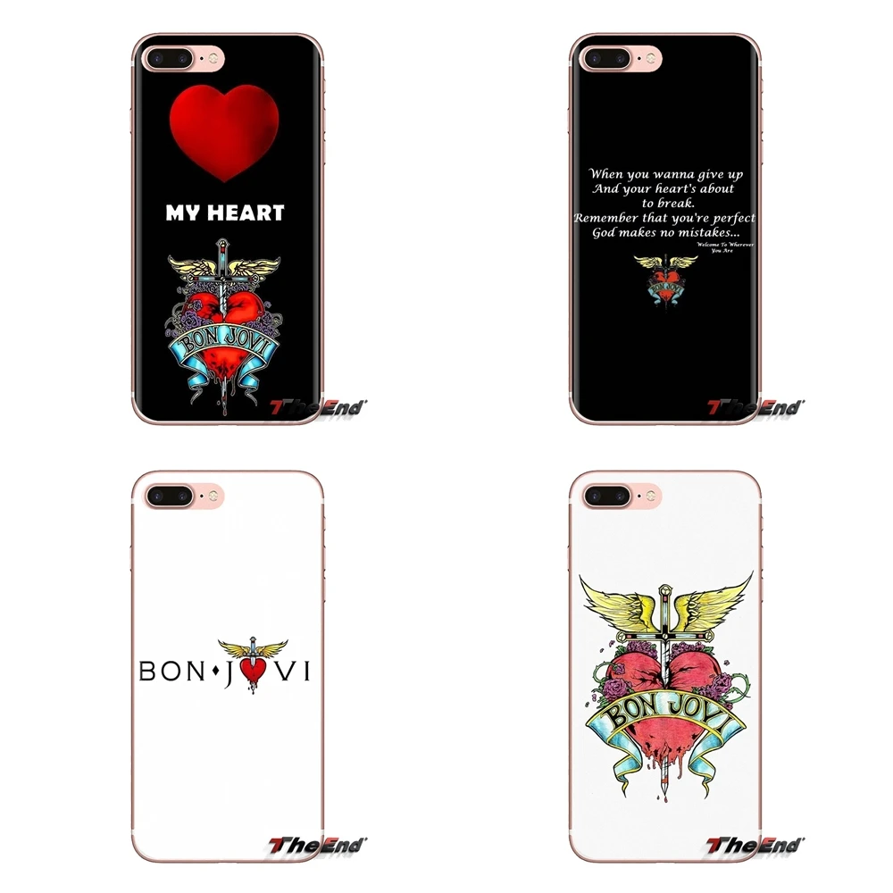 Прозрачный мягкий чехол для Huawei G7 G8 P7 P8 P9 P10 P20 P30 Lite Mini Pro P Smart Plus 2017 2018 2019 band bon jovi |