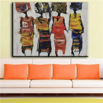 

2020 Rushed Cuadros Old Idian People Painting On Canvas Picture Adult Coloring Paint Acrylic Calligraphy Home Room Wall Decor