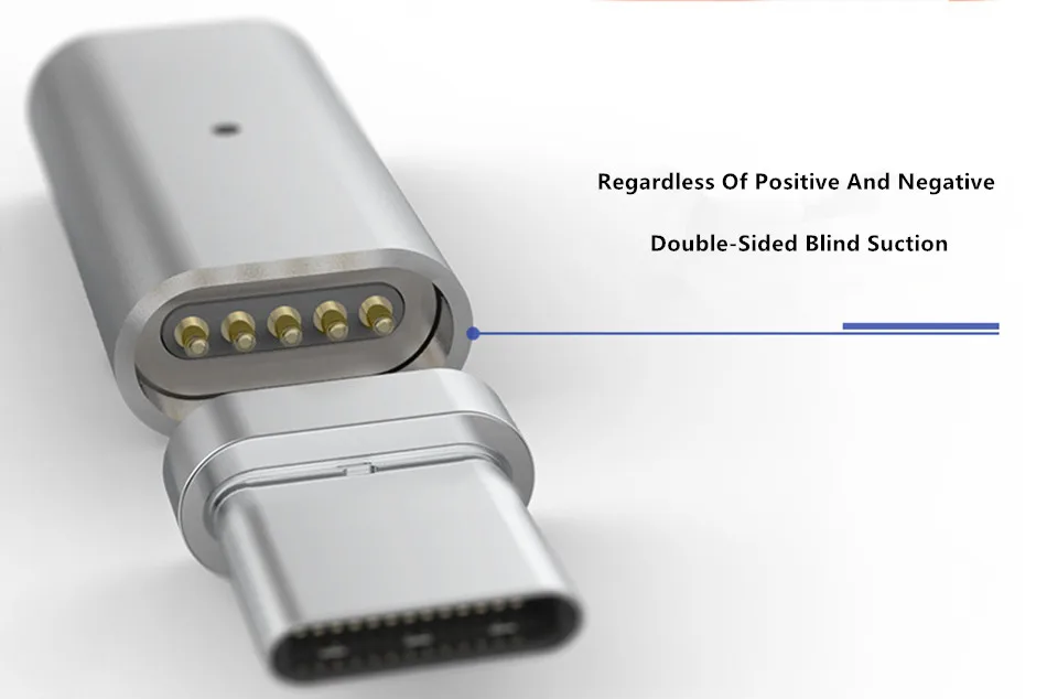 Type-C Micro USB Магнитный адаптер разъем для передачи данных зарядный кабель Магнитный адаптер для type-C интерфейс и интерфейс Android
