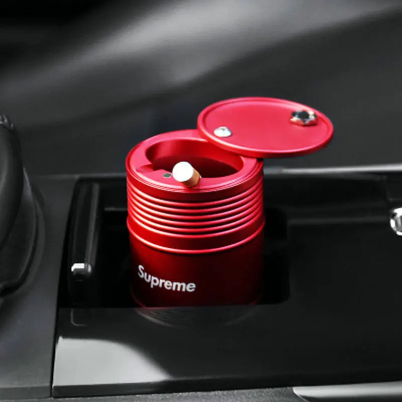 

New Materials High Flame Retardant Car High Temperature LED Ashtray Automotive Interior Supplies for BMW other Cars