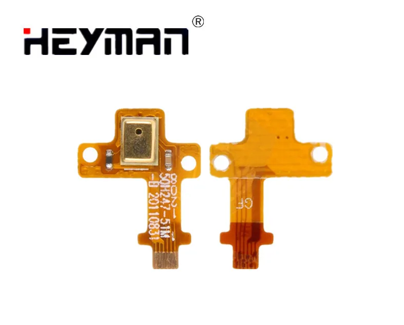 

Heyman flat/flex cable microphone for HTC C110e Radar Cell Phone microphone, with components Replacement