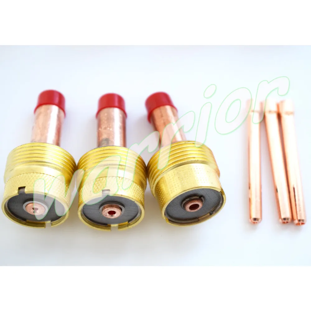 11pcs WP17 18 26 TIG Kit Large Diameter Ceramic Alumina Nozzle Gas Lens 54N63