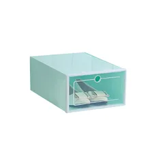 Hot Shoe Organizer Drawer Transparent Plastic Shoe Storage Box Rectangle PP Thickened Shoes Organizer Drawer Shoe Boxes HR