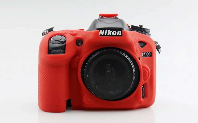 Хорошая мягкая силиконовая резиновая DSLR камера видео сумка для Nikon D7100 D7200