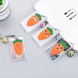 Симпатичные Морковь кредитной держатель для карт Kawaii акрил Единорог ID Card Case Бизнес шины держатель для карт S для школьные принадлежности
