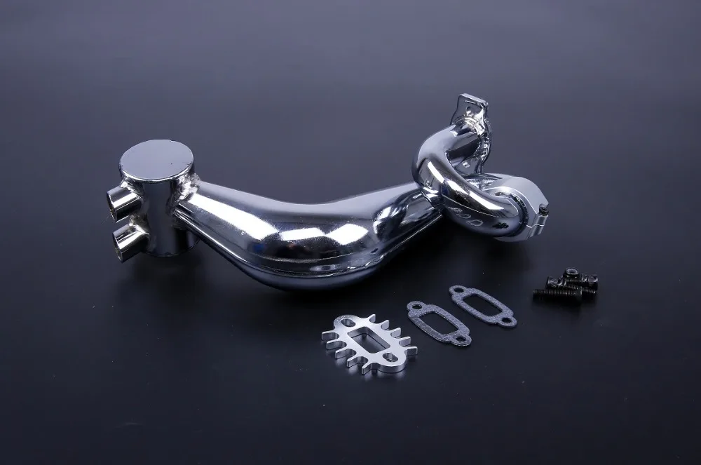 New arrival!! SS silencing exhaust pip/Tuned Pipe for 1/5th RC Gas