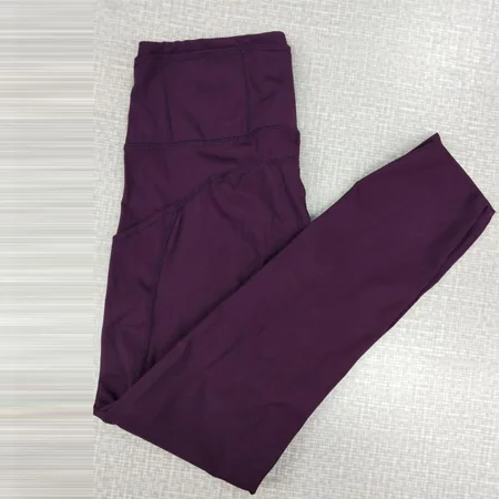 Monbeeph Леггинсы с принтом, брюки с высокой талией, брюки длиной до щиколотки, 7/8 Капри, брюки-карандаш, узкие брюки - Цвет: Бургундия