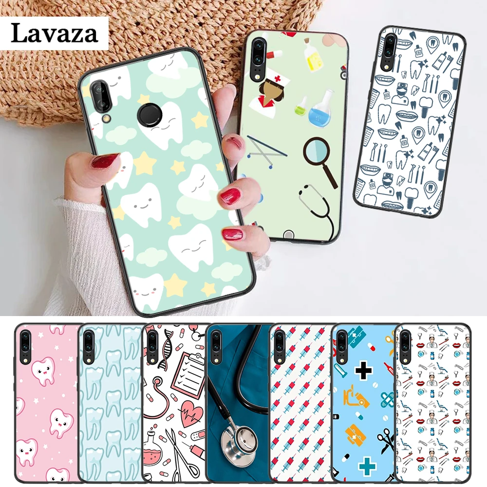 

Lavaza Nurse Medical Medicine Silicone Case for Huawei P8 Lite 2015 2017 P9 2016 Mimi P10 P20 Pro P Smart Z 2019 P30