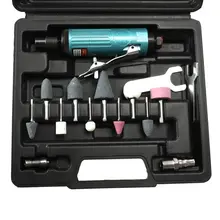 16 шт. воздушный шлифовальный станок костюм металлическая гравировка полировка машина шлифовальный комплект с двигателем пневматический набор инструментов