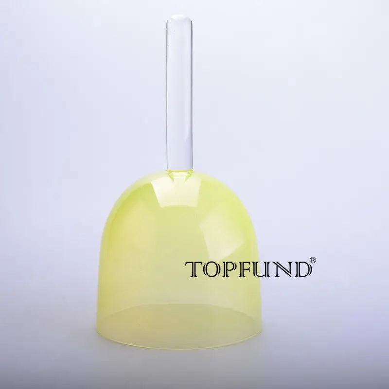 

TOPFUND E Note Solar Plexus Chakra Yellow Full Handle Clear Quartz Crystal Singing Bowl 7 inch