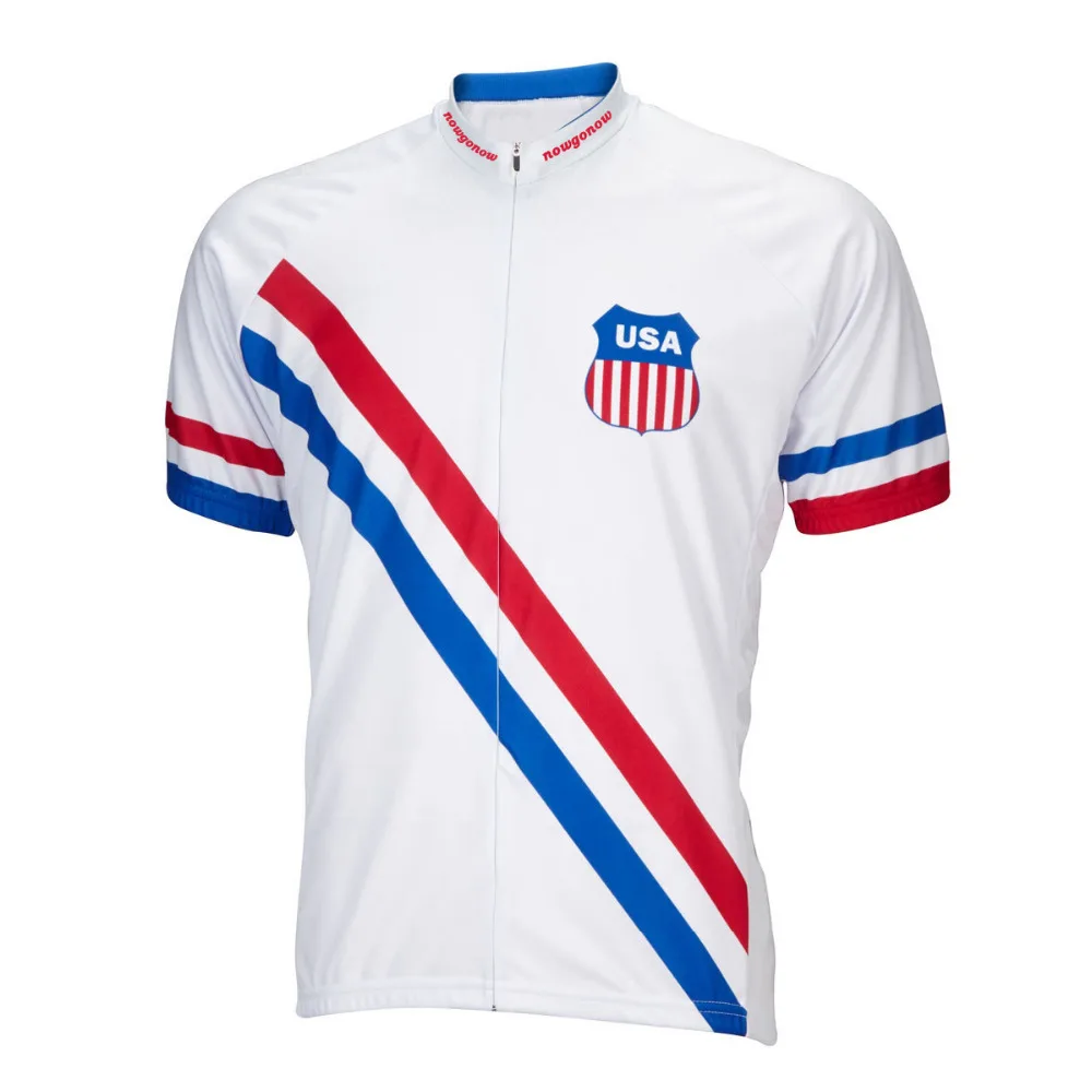 United states of america usa cycling jersey 2016 national team flag