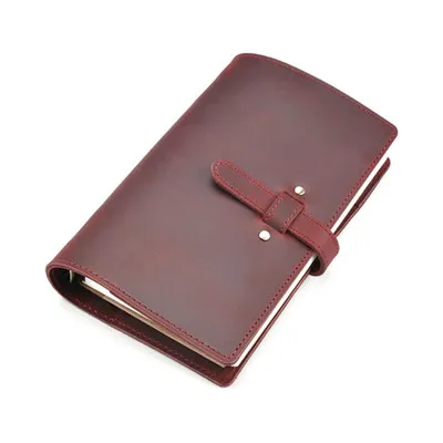 

Multifunctional retro handbook book binder storage bag divider board A5 A6 A7 leather notebook storage bag