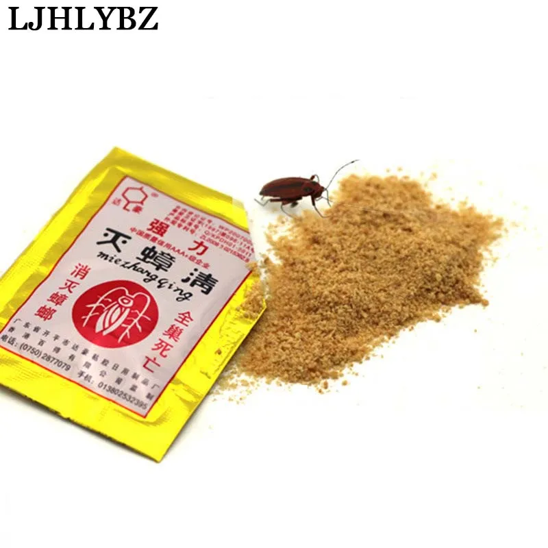 

LJHLYBZ 100PcsEffective Cockroach Killing Bait Powder Cockroach Repeller Killer Anti Pest Cockroach Powder Pest Control Products