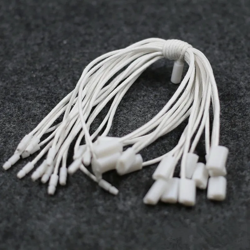 

1000pcs Hang Tag Use White Waxed Strings/Cords Women Clothing/Wedding Dress Tag Stings 20cm Length White Waxed Strings