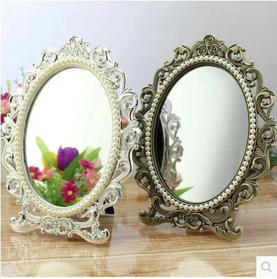 Small makeup mirror with stand online