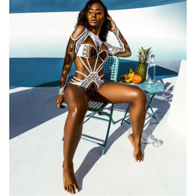 

2018 new Sexy Cleopatral Swimwear Female warrior Okoye Cosplay costume Bodysuit movie Black Panther costume Halloween for women