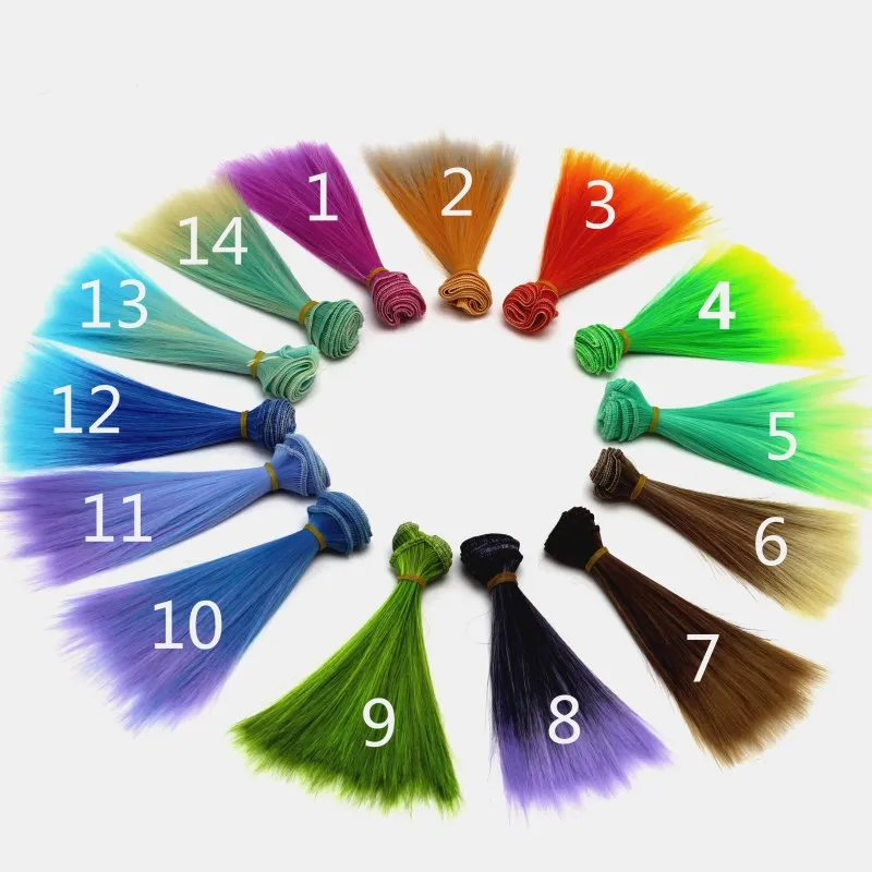 1 ombre color doll hair