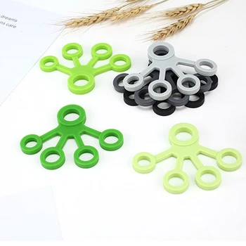 

Finger Gripper Resistance Bands Finger Stretcher Silicone Hand Exerciser Grip Strength Wrist Trainer Fitness Equipment 2pcs