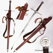 Witcher3 용 정품 수제 중세 전투 검 1060 탄소강: 와일드 헌트 ciri's blade full tang new supply