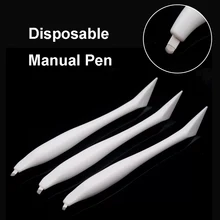 1pcs Manual Microblading Pen Tool Disposable with blades Permanent Makeup 3D Eyebrow Lip Hand Tools Tattoo Accessories Supplies