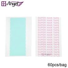 720 шт(12 упаковок) 0,8*4 см супер лента для волос сильная липкая Двухсторонняя клейкая лента для ПУ кожи Уток remy наращивание волос