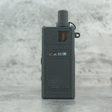 Чехол с текстурой для Smoant Pasito Vape Pod Kit, защитный силиконовый чехол, гелевый Чехол, подходит для Cloupor Smoant Pasito Mod - Цвет: Black