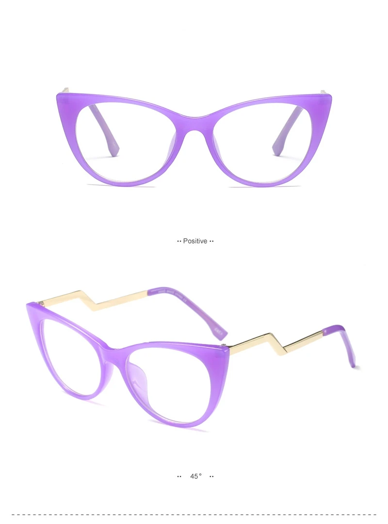 QIFENG женские очки компьютерная оптическая кошка очки рамки для Для женщин прозрачные линзы QF102
