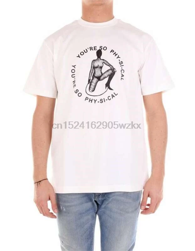 

vg599 Misbhv t-shirt bianco uomo men's white t-shirt