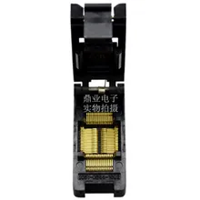 LQFP64 IC51-0644-1602 TQFP64 0,65 мм burn-в гнездо золотое покрытие тестовая плата для интегральных схем сиденье Тесты гнездо Тесты скамья