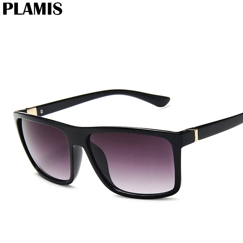 

Fashion Vintage Sunglasses Men Square Glasses Brand Classic Women Coating Points Black Frame Sun Glasses UV400 Eyewear