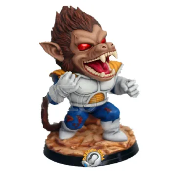 

Dragon Ball Super Saiyan Vegeta Great Apes Q Version Resin Statue Action Figure Collection Model Toy X480
