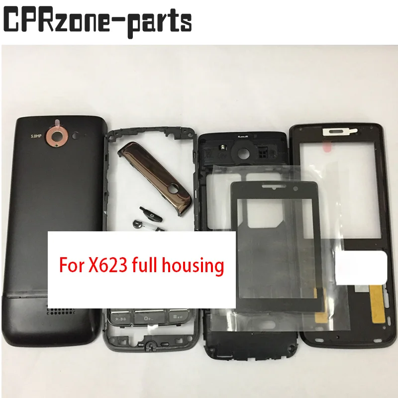 

100% Warranty mobile phone repair cover case faceplate with keypad full housing For Philips Xenium x623 free shipping