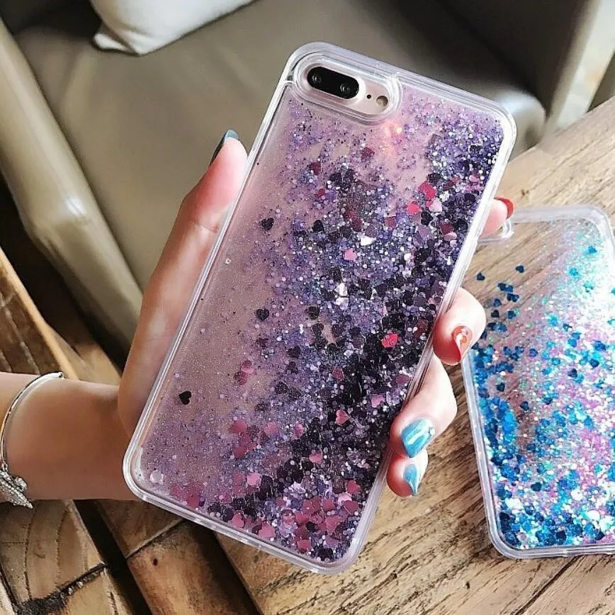 Силиконовый чехол для iPhone 6 s 6S 7 8 Plus X 10 5 6Plus 6SPlus 7Plus с блестками чехлы телефонов| |