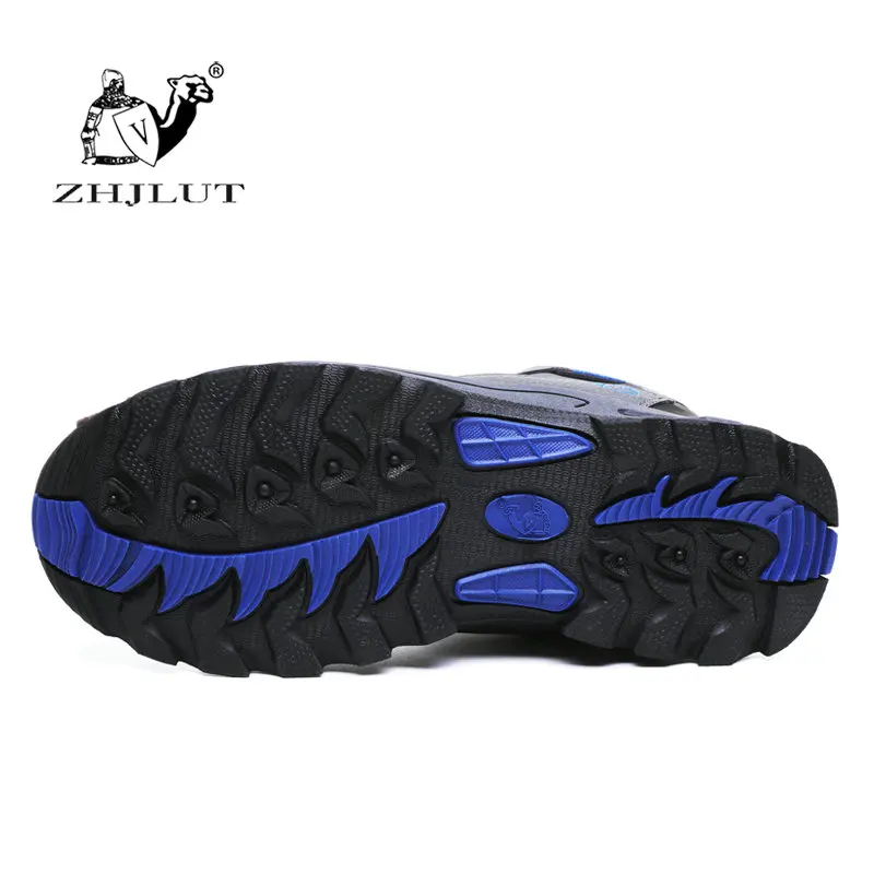 ZHJLUT новые мужские треккинговые ботинки из искусственной кожи, водонепроницаемые дышащие кроссовки, уличные треккинговые туристические ботинки, мужские альпинистские ботинки