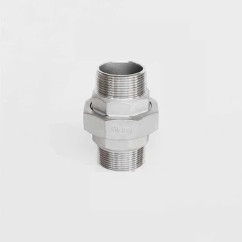 

1-1/2" BSP Male Straight Union Pipe Fitting 304 Stainless Steel Threaded Connector For Water Oil Air
