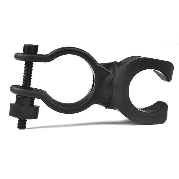 

New 2015 hot Universal Black Rubber Bicycle Bike Mount Bracket Clip Clamp Holder For LED Light Lamp Flashlight Torc