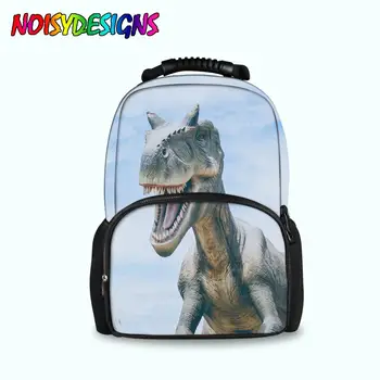 

Custom School Backpack Teenage Boys Girls Animal Dinosaur Kids Daypacks Fashion College Students zipper blue Bagpack Rucksack